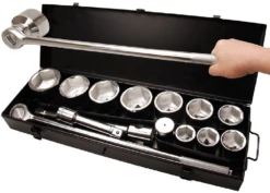 BGS DIY Steckschlüssel-Satz | Antrieb 25 Mm (1") | SW 36 - 80 Mm | 15-tlg. – 15111