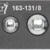 HAZET Steckschlüsselsatz 6,3mm 1/4 Zoll 10mm 3/8 Zoll 12,5mm 1/2 Zoll 20mm 3/4 Zoll 8tlg 163-131/8