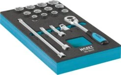 HAZET Steckschlüsselsatz 10mm 3/8 Zoll Außen-Sechskant-Tractionsprofil 17-teilig 163-181/17 -Ks Festools Verkaufe 163 181 17 23detail 23links