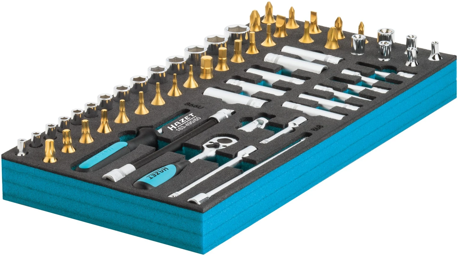 HAZET Steckschlüsselsatz 6,3mm 1/4 Zoll TORX PH Pozidriv PZ Schlitz 60tlg 163-490/60 3 HAZET Steckschlüsselsatz 6,3mm 1/4 Zoll TORX PH Pozidriv PZ Schlitz 60tlg 163-490/60 – Bild 3