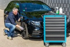 HAZET Werkstattwagen Assistent Leer Mit 7 Schubladen 178N-7 -Ks Festools Verkaufe 178n 7 23detail 23lifestyle 234