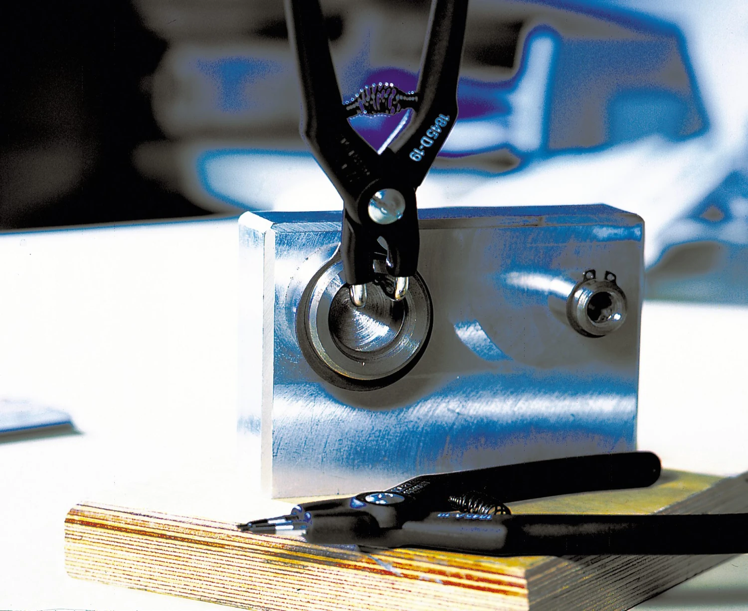 HAZET Sicherungsring-Zangen Satz 4-teilig 1845/4 4 HAZET Sicherungsring-Zangen Satz 4-teilig 1845/4 – Bild 4