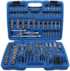 BGS Steckschlüssel-Satz Sechskant | Antrieb 6,3 Mm (1/4") / 10 Mm (3/8") / 12,5 Mm (1/2") | 192-tlg. – 2243