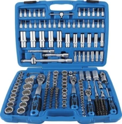 BGS Steckschlüssel-Satz "Gear Lock" | Antrieb 6,3 Mm (1/4") / 10 Mm (3/8") / 12,5 Mm (1/2") | 192-tlg. – 2247