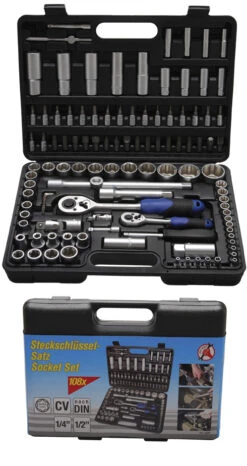 BGS DIY Steckschlüssel-Satz | Antrieb 6,3 Mm (1/4") / 12,5 Mm (1/2") | 108-tlg. – 2287 -Ks Festools Verkaufe 2287533bea0ee8334
