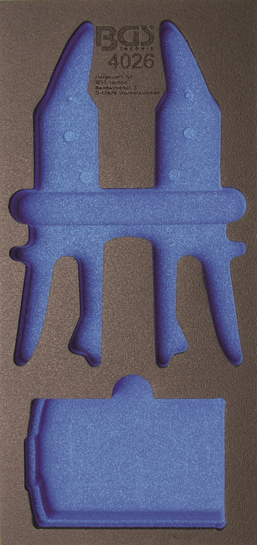 BGS Werkstattwageneinlage 1/3 | Leer | Für Art. 4026 – 4026-1 2 BGS Werkstattwageneinlage 1/3 | Leer | Für Art. 4026 – 4026-1 – Bild 2