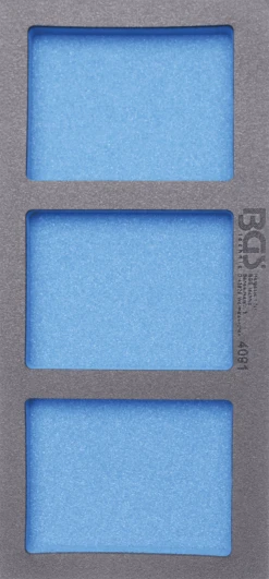 BGS Werkstattwageneinlage 1/3, Leer: 3 Ablagefächer | 408 X 189 X 32 Mm – 4091