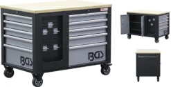 BGS Werkstattwagen | 2 X 5 Schubladen | 1 Schrank | Leer – 4199 -Ks Festools Verkaufe 4199 009