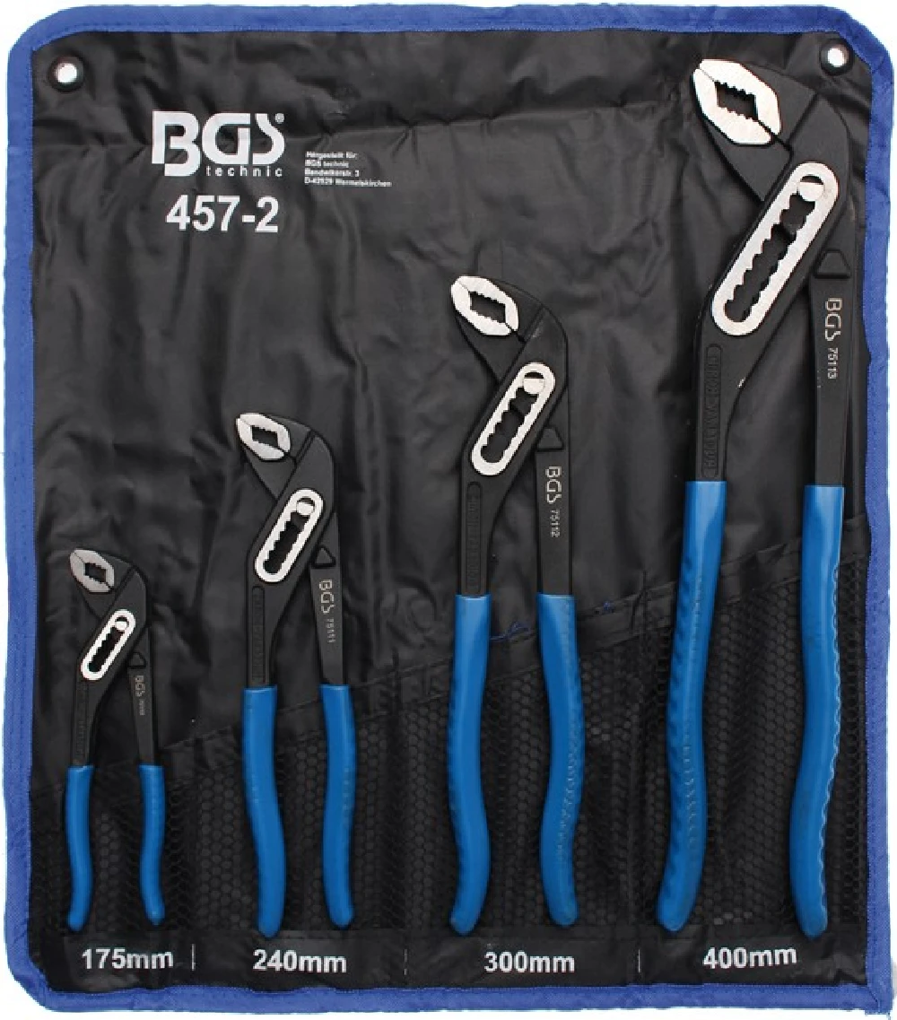 BGS Wasserpumpenzangen-Satz | 4-tlg. – 457-2 1 BGS Wasserpumpenzangen-Satz | 4-tlg. – 457-2