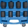 BGS Kraft-Steckschlüssel-Einsatz-Satz | 20 Mm (3/4") | SW 22 - 38 Mm | 8-tlg. – 5240