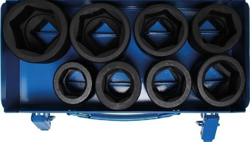 BGS Kraft-Steckschlüssel-Einsatz-Satz Sechskant | 25 Mm (1") | SW 27 - 50 Mm | 8-tlg. – 5245 1 BGS Kraft-Steckschlüssel-Einsatz-Satz Sechskant | 25 Mm (1") | SW 27 - 50 Mm | 8-tlg. – 5245