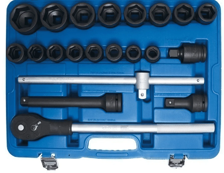 BGS Kraft-Steckschlüssel-Satz | 20 Mm (3/4") | 21-tlg. – 5258 1 BGS Kraft-Steckschlüssel-Satz | 20 Mm (3/4") | 21-tlg. – 5258