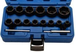 BGS Spezial-Steckschlüssel-Einsatz-Satz / Schraubenausdreher | 12,5 Mm (1/2") | SW 8 - 27 Mm | 16-tlg. – 5269 -Ks Festools Verkaufe 5269533bb2b78005f