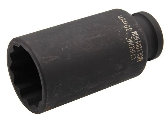 BGS Kraft-Steckschlüssel-Einsatz Zwölfkant | 12,5 Mm (1/2") | SW 30 Mm – 5337 2 BGS Kraft-Steckschlüssel-Einsatz Zwölfkant | 12,5 Mm (1/2") | SW 30 Mm – 5337 – Bild 2