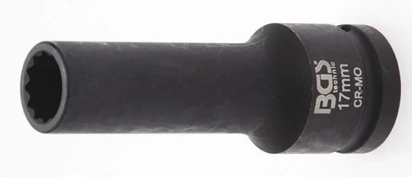 BGS Kraft-Steckschlüssel-Einsatz Zwölfkant, Tief | 20 Mm (3/4") | SW 17 Mm – 5345 2 BGS Kraft-Steckschlüssel-Einsatz Zwölfkant, Tief | 20 Mm (3/4") | SW 17 Mm – 5345 – Bild 2