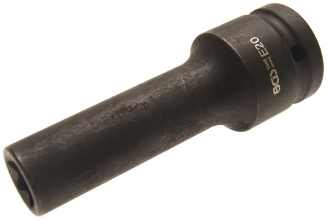 BGS Kraft-Steckschlüssel-Einsatz E-Profil, Tief | 20 Mm (3/4") | SW E20 Mm – 5348 2 BGS Kraft-Steckschlüssel-Einsatz E-Profil, Tief | 20 Mm (3/4") | SW E20 Mm – 5348 – Bild 2