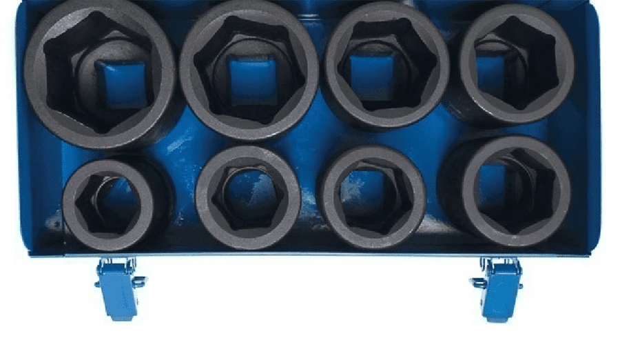 BGS Kraft-Steckschlüssel-Einsatz-Satz Sechskant, Tief | 25 Mm (1") | SW 27 - 50 Mm | 8-tlg. – 5500 1 BGS Kraft-Steckschlüssel-Einsatz-Satz Sechskant, Tief | 25 Mm (1") | SW 27 - 50 Mm | 8-tlg. – 5500