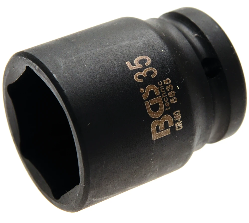 BGS Kraft-Steckschlüssel-Einsatz Sechskant | 20 Mm (3/4") | SW 35 Mm – 5635 2 BGS Kraft-Steckschlüssel-Einsatz Sechskant | 20 Mm (3/4") | SW 35 Mm – 5635 – Bild 2