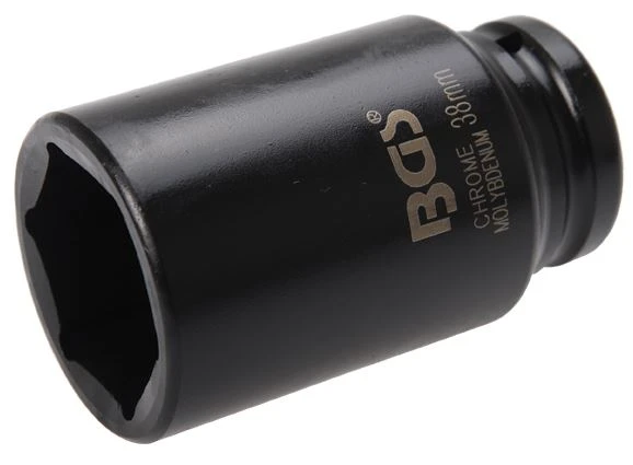 BGS Kraft-Steckschlüssel-Einsatz Sechskant, Tief | 20 Mm (3/4") | SW 38 Mm – 5738 2 BGS Kraft-Steckschlüssel-Einsatz Sechskant, Tief | 20 Mm (3/4") | SW 38 Mm – 5738 – Bild 2