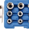 BGS Steckschlüssel-Einsatz-Satz E-Profil | 12,5 Mm (1/2") | SW E10 - E24 | 9-tlg. – 6425