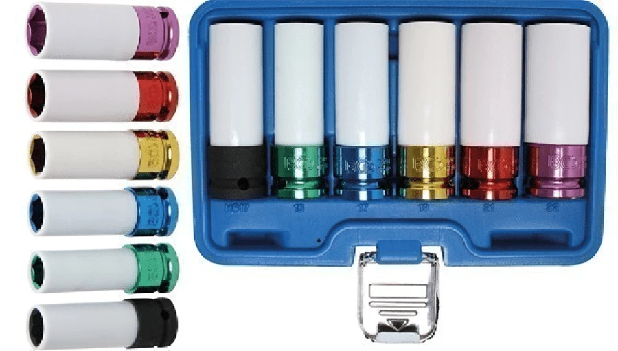 BGS Kraft-Schoneinsatz-Satz | 12,5 Mm (1/2") | 6-tlg. – 7307 1 BGS Kraft-Schoneinsatz-Satz | 12,5 Mm (1/2") | 6-tlg. – 7307