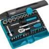 HAZET Steckschlüsselsatz Metrisch 1/4 Zoll 6,3mm 36-teilig 853-1