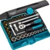 HAZET Steckschlüssel Satz 33tlg 6,3mm 1/4 Zoll Sechskant TORX Kreuzschlitz PH 854T