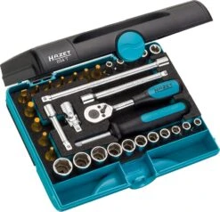 HAZET Steckschlüssel Satz 33tlg 6,3mm 1/4 Zoll Sechskant TORX Kreuzschlitz PH 854T