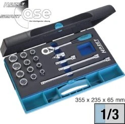 HAZET Steckschlüsselsatz 10mm 3/8 Zoll Außen-Sechskant-Tractionsprofil 17-teilig 880/17 -Ks Festools Verkaufe 880 17 23collagel04Llo1Q6JTrM