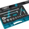 HAZET Steckschlüsselsatz 10mm 3/8 Zoll Außen-Sechskant-Tractionsprofil 16-teilig 880N-1