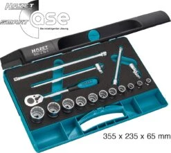 HAZET Steckschlüssel-Satz 10mm 3/8 Zoll -Tractionsprofil 16-teilig 880ZN-1