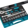 HAZET Steckschlüssel-Satz Vierkant Hohl 12,5mm 1/2 Zoll 47-teilig 953SPC