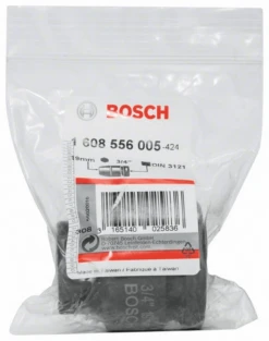Bosch Steckschlüsseleinsatz SW 19 Mm L 50 Mm 44 Mm M12 32,5 Mm 1608556005