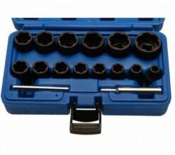 BGS Spezial-Steckschlüssel-Einsatz-Satz / Schraubenausdreher | 12,5 Mm (1/2") | SW 8 - 27 Mm | 16-tlg. – 5269 -Ks Festools Verkaufe bgs 24x205269 1