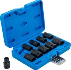 BGS Kraft-Steckschlüssel-Einsatz-Satz Sechskant | 12,5 Mm (1/2") | SW 10 - 24 Mm | 10-tlg. – 5205 -Ks Festools Verkaufe bgs 5205 002