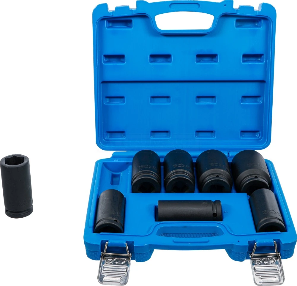 BGS Kraft-Steckschlüssel-Einsatz-Satz, Extra Tief | 20 Mm (3/4") | SW 22 - 38 Mm | 8-tlg. – 5241 1 BGS Kraft-Steckschlüssel-Einsatz-Satz, Extra Tief | 20 Mm (3/4") | SW 22 - 38 Mm | 8-tlg. – 5241