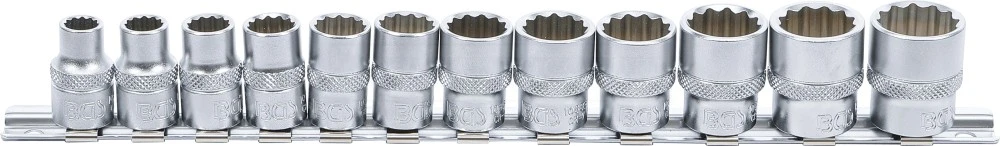 BGS Steckschlüssel-Einsatz-Satz, Zwölfkant | 10 Mm (3/8") | SW 8 - 19 Mm | 12-tlg. – 9105 1 BGS Steckschlüssel-Einsatz-Satz, Zwölfkant | 10 Mm (3/8") | SW 8 - 19 Mm | 12-tlg. – 9105