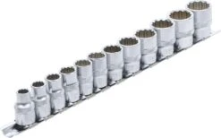 BGS Steckschlüssel-Einsatz-Satz, Zwölfkant | 10 Mm (3/8") | SW 8 - 19 Mm | 12-tlg. – 9105 5 BGS Steckschlüssel-Einsatz-Satz, Zwölfkant | 10 Mm (3/8") | SW 8 - 19 Mm | 12-tlg. – 9105 -Ks Festools Verkaufe bgs 9105 001