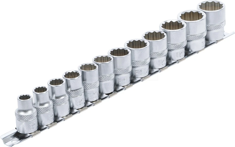 BGS Steckschlüssel-Einsatz-Satz, Zwölfkant | 10 Mm (3/8") | SW 8 - 19 Mm | 12-tlg. – 9105 2 BGS Steckschlüssel-Einsatz-Satz, Zwölfkant | 10 Mm (3/8") | SW 8 - 19 Mm | 12-tlg. – 9105 – Bild 2