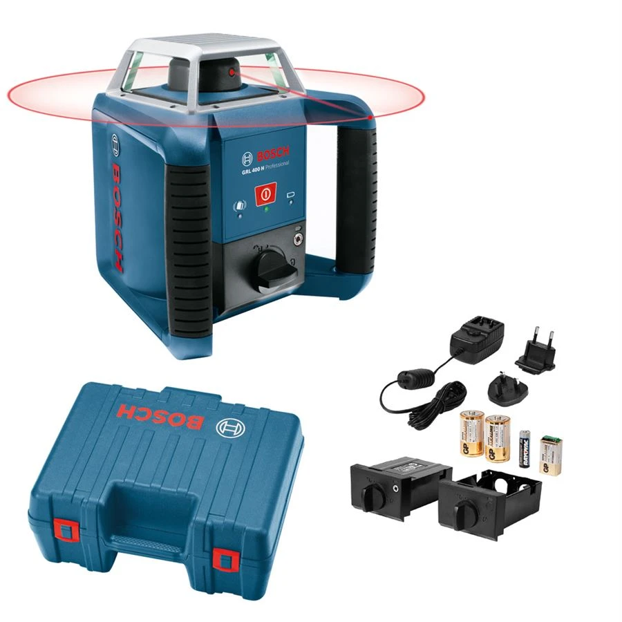 Bosch Rotationslaser GRL 400 H Mit LR 1 Und Transportkoffer 0601061800 1 Bosch Rotationslaser GRL 400 H Mit LR 1 Und Transportkoffer 0601061800