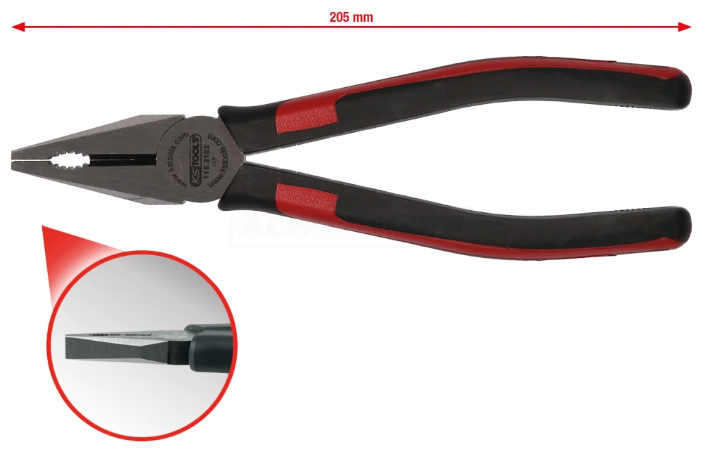 KS Tools SlimPOWER Kombinationszange, 205mm - 115.2103 2 KS Tools SlimPOWER Kombinationszange, 205mm - 115.2103 – Bild 2