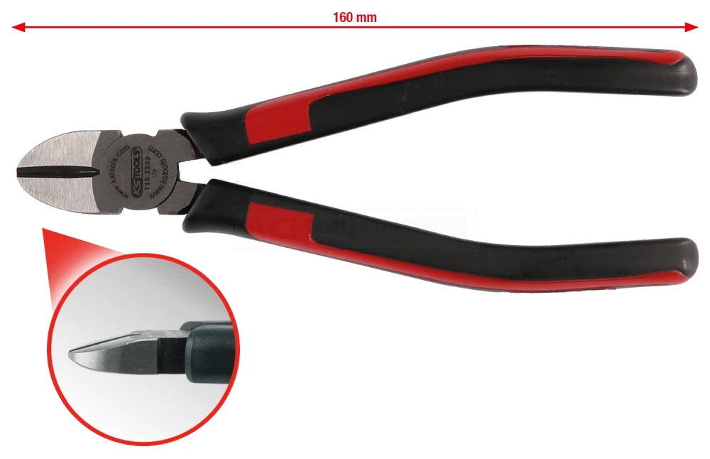 KS Tools SlimPOWER Diagonal-Seitenschneider, 160mm - 115.2231 2 KS Tools SlimPOWER Diagonal-Seitenschneider, 160mm - 115.2231 – Bild 2
