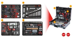 KS Tools 1/4"+1/2" Werkzeug-Satz, 127-tlg. - 911.0727 -Ks Festools Verkaufe kstools 911 0727 001