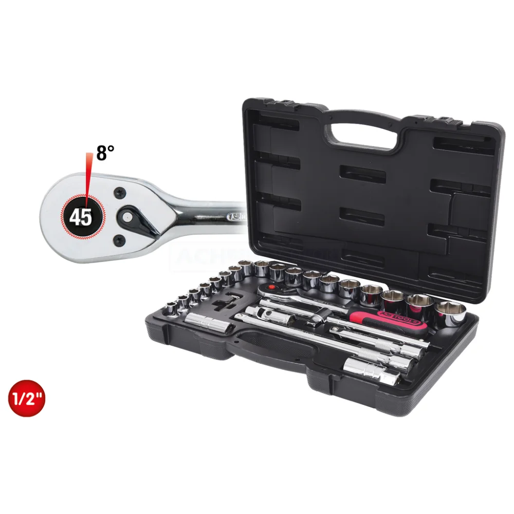 KS Tools Steckschlüsselsatz CHROMEplus, 1/2″, 28-teilig. - 918.0728 1 KS Tools Steckschlüsselsatz CHROMEplus, 1/2″, 28-teilig. - 918.0728